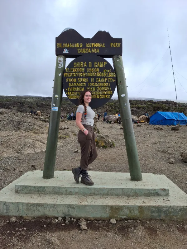 Sarah Hadley travelling