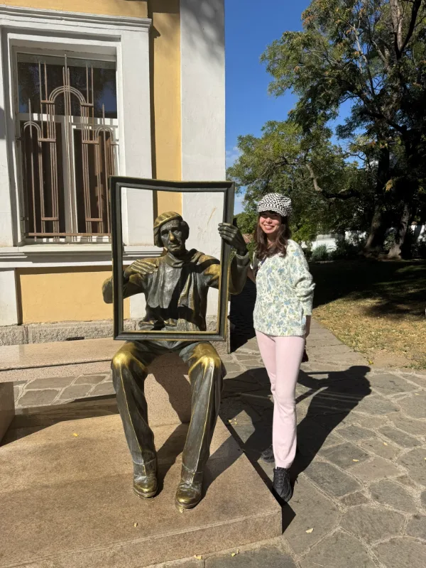 Emily Botting travelling