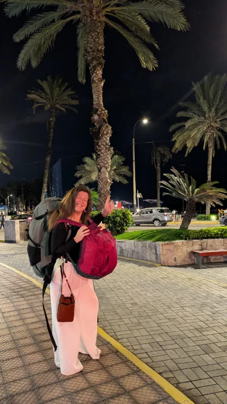 Inês travelling