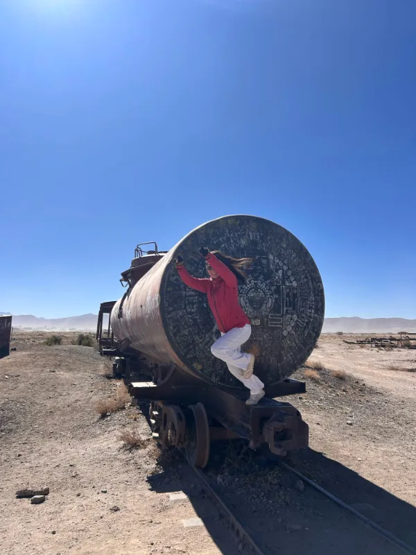 Inês travelling
