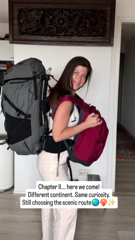 Inês travelling