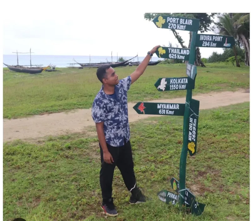 Ansuman Meher travelling