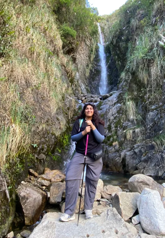 Anavi Bhushan Nugyal travelling
