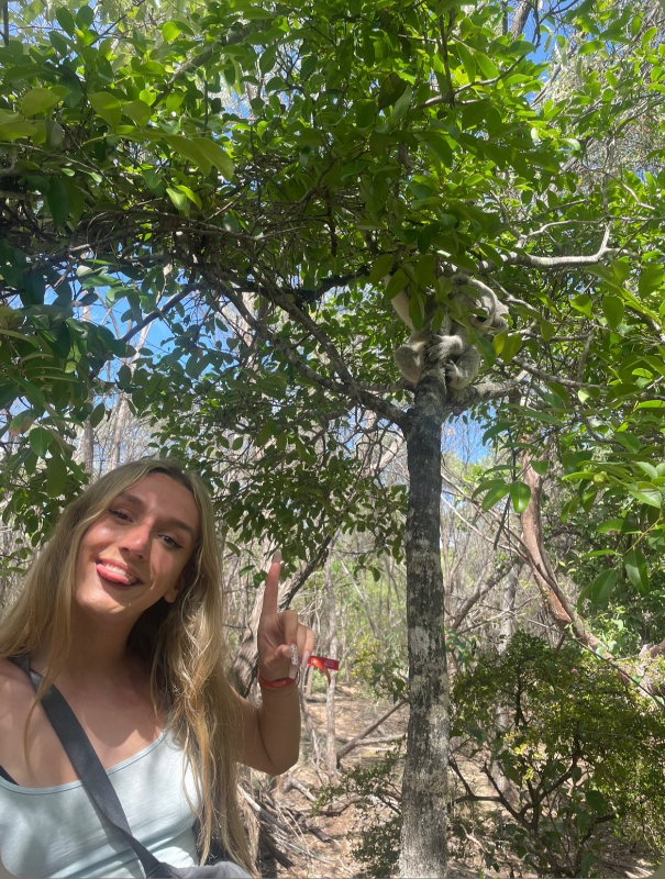 Liv Surtees travelling