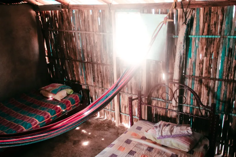 Where you sleep at Garden & permaculture helper